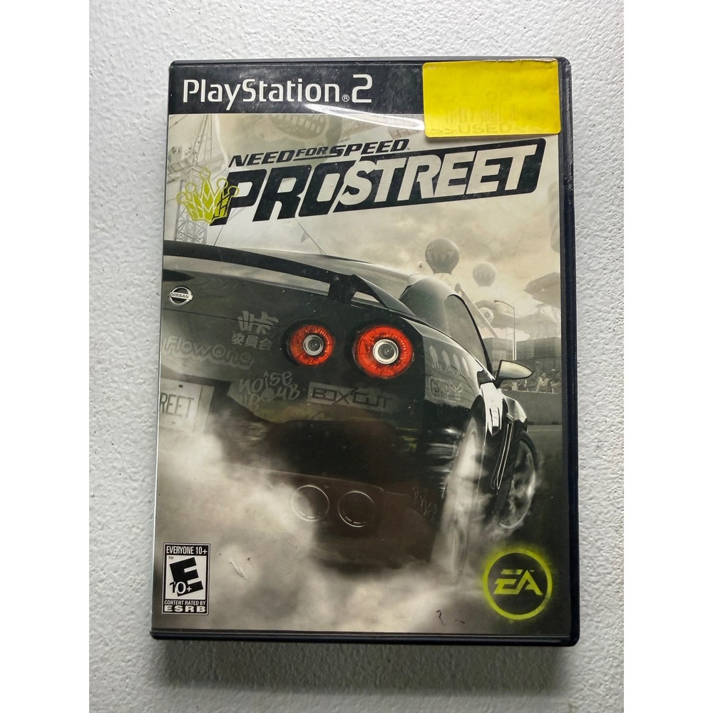 Need for Speed ProStreet Sony PlayStation 2 PS2 Game EA Tested with Manual